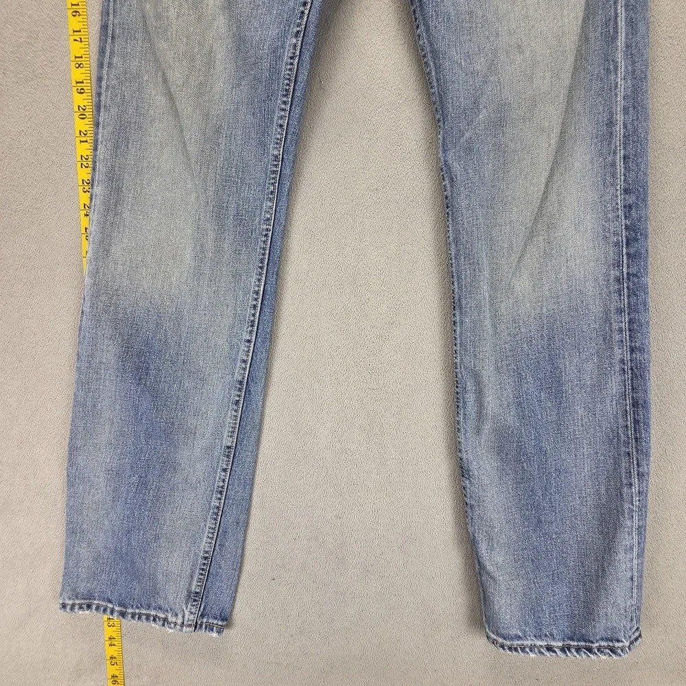 Vintage‎ Levis 504 Jeans Mens 33x34 Blue Straight Engineered Zip Fly Honeycomb